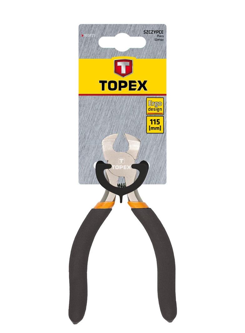 Szczypce precyzyjne czołowe 115 mm
