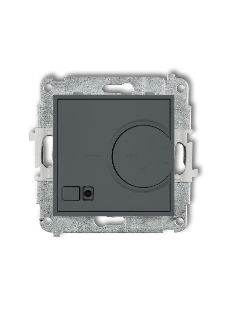 MINI Elektroniczny regulator temperatury z czujnikiem powietrznym grafitowy mat 28MRT-2 KARLIK