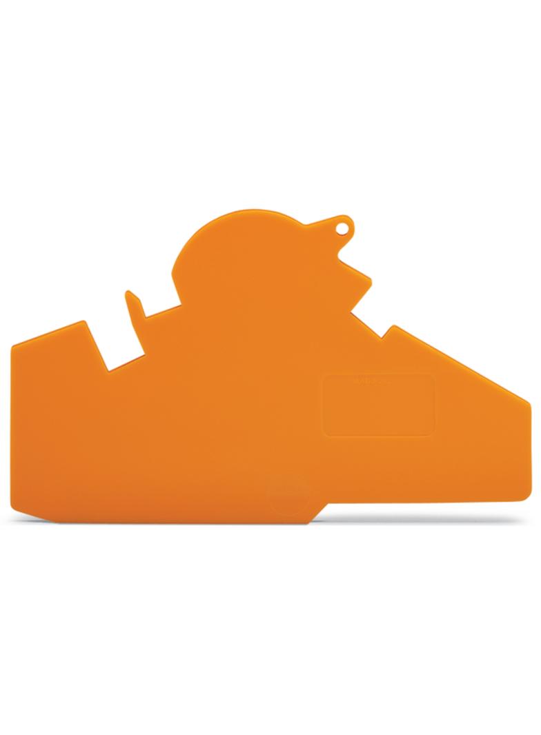 ścianka końcowa pomarańczowa