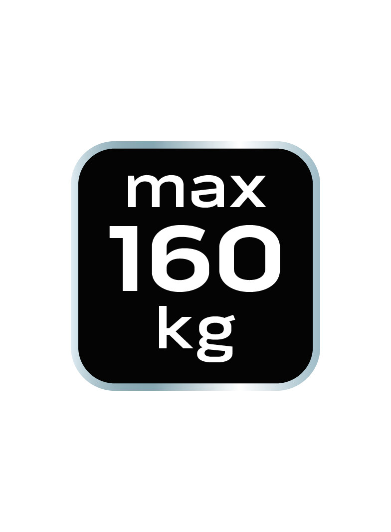 Przyssawka próżniowa z pompką, do glazury i szkla, 160 kg, w walizce