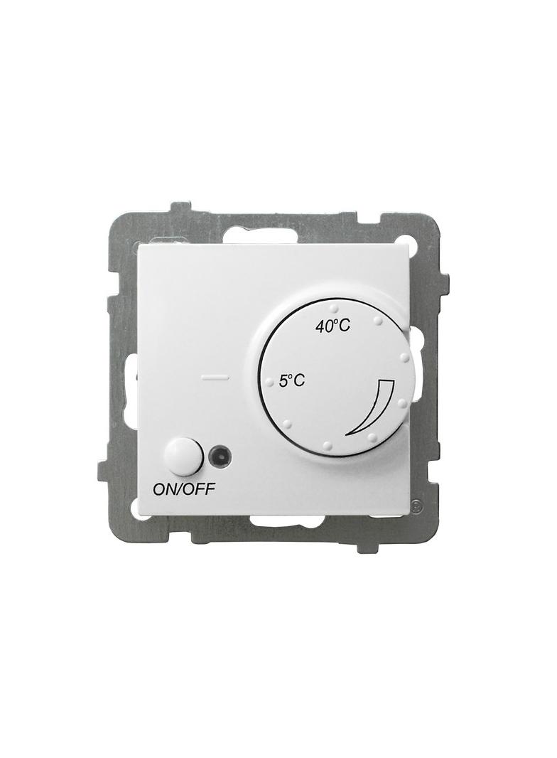AS Regulator temperatury z czujnikiem podpodłogowym - kolor biały