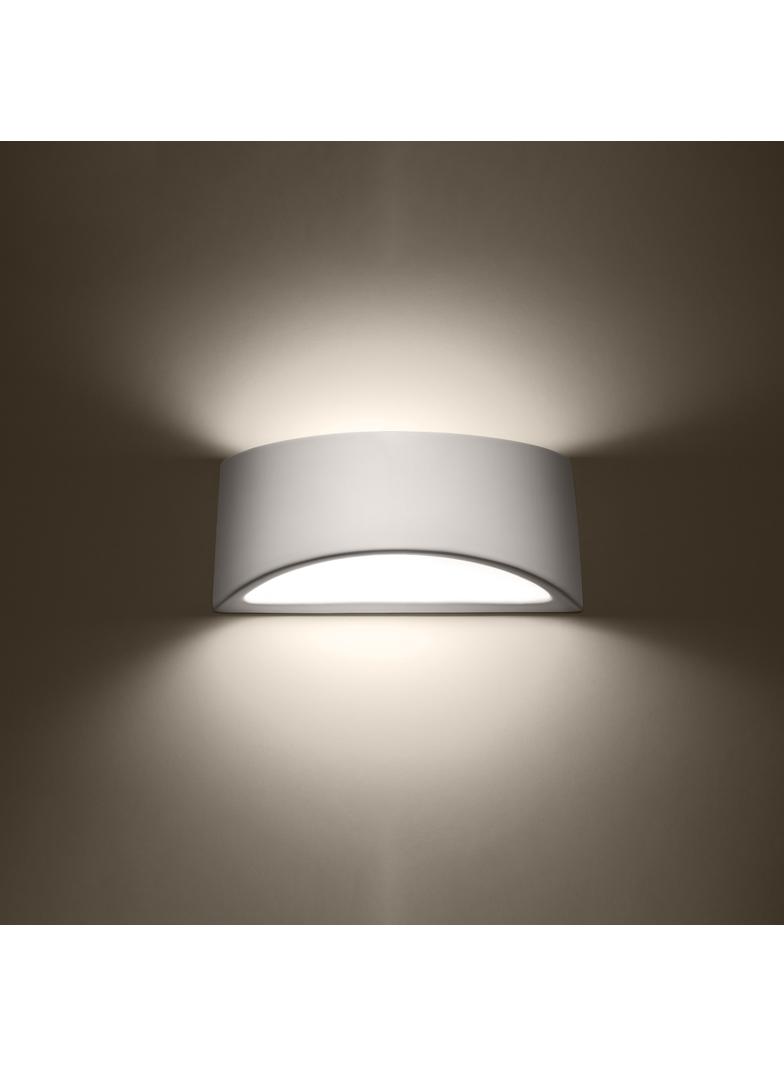 Sollux Kinkiet lakierowany VIXEN biały połysk SL.1048