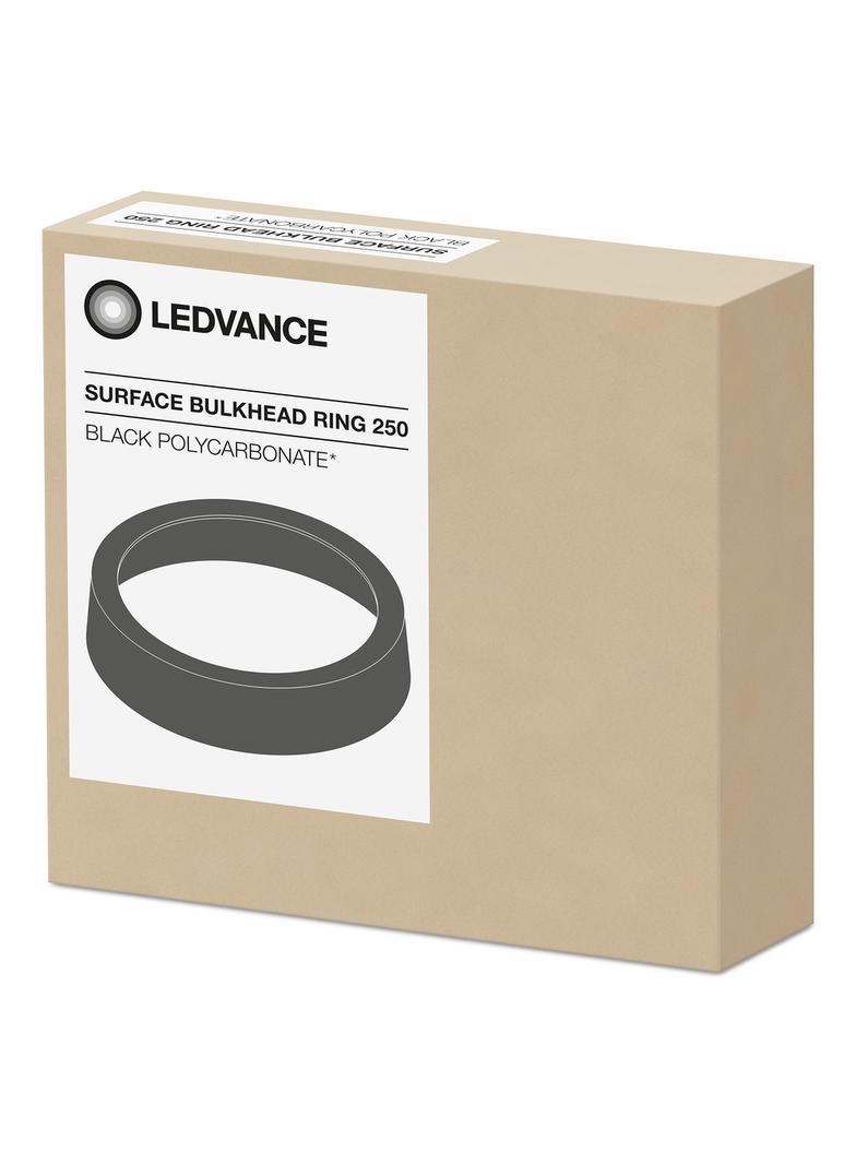 Osłona do opraw ściennych w kształcie pierścienia SURFACE BULKHEAD RING 250 BK