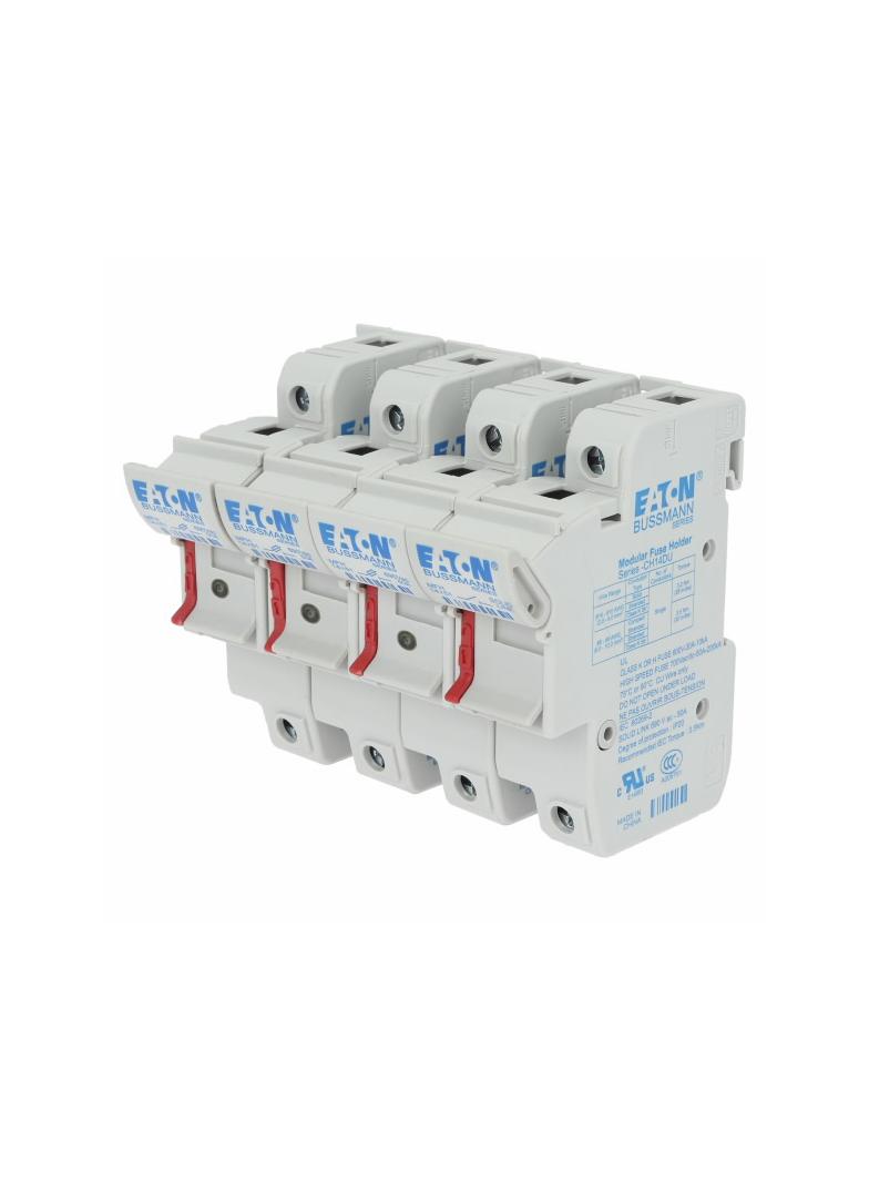 3 Pole 14x51 MFH Neon Indicator and Neut Podstawa wkł. cyl. 14x51 3p+1N 50A 690 Vac wskaźnik CH143DN