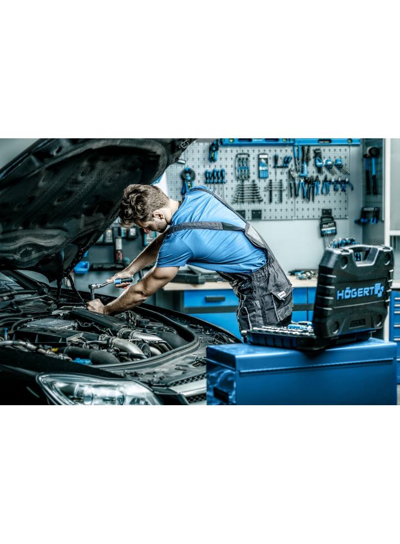 Zestaw narzędzi 222 szt. CrV, 1/4", 3/8", 1/2"