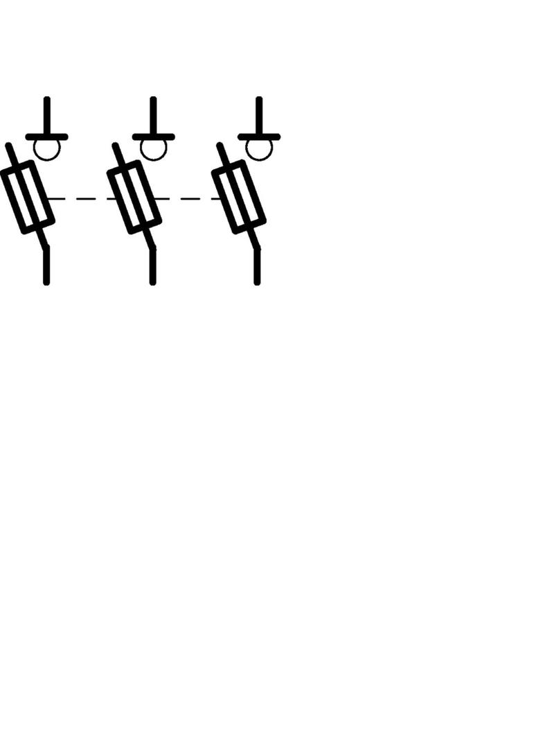 Rozłącznik bezpiecznikowy cylindryczny 3P 10x38mm 20A L95300 HAGER