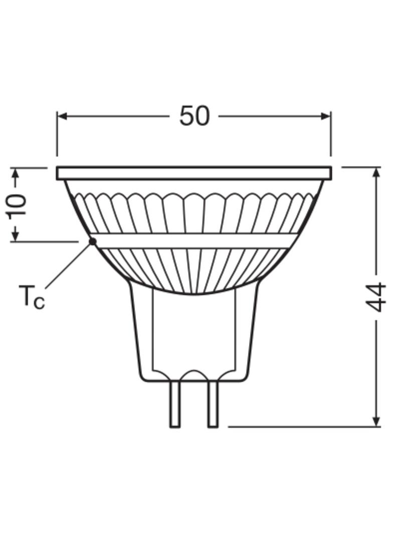 Lampa LED COMFORT/SUPERIOR DIM Spot 50 MR16 Glass 8W/940 GU5.3