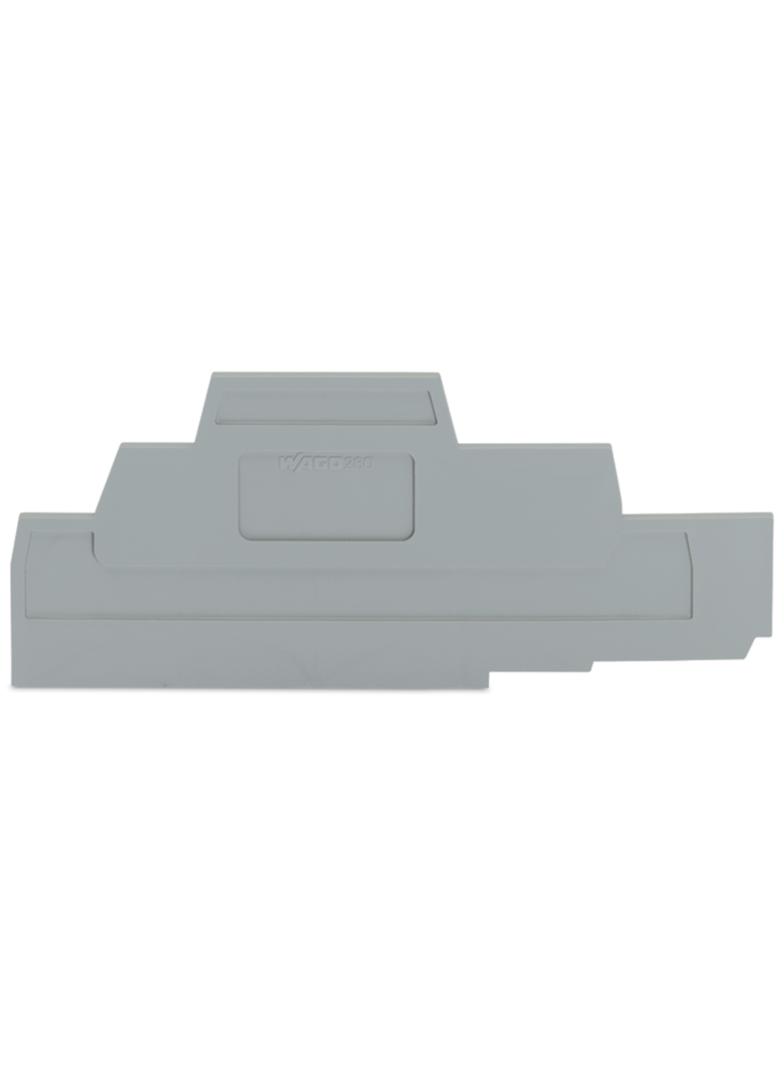 ścianka końcowa szara