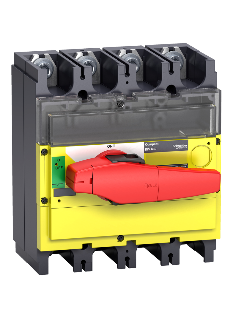 Compact INS INV, rozłącznik INV400 czerwono-żółty 400A 4P