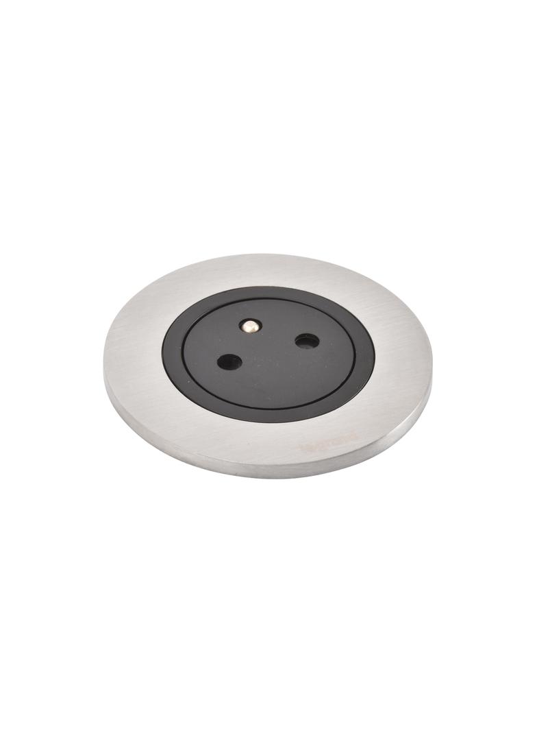 INCARA: DISQ 60 - 2P+Z - 0,5 M WIELAND-METAL/CZARNY, Legrand