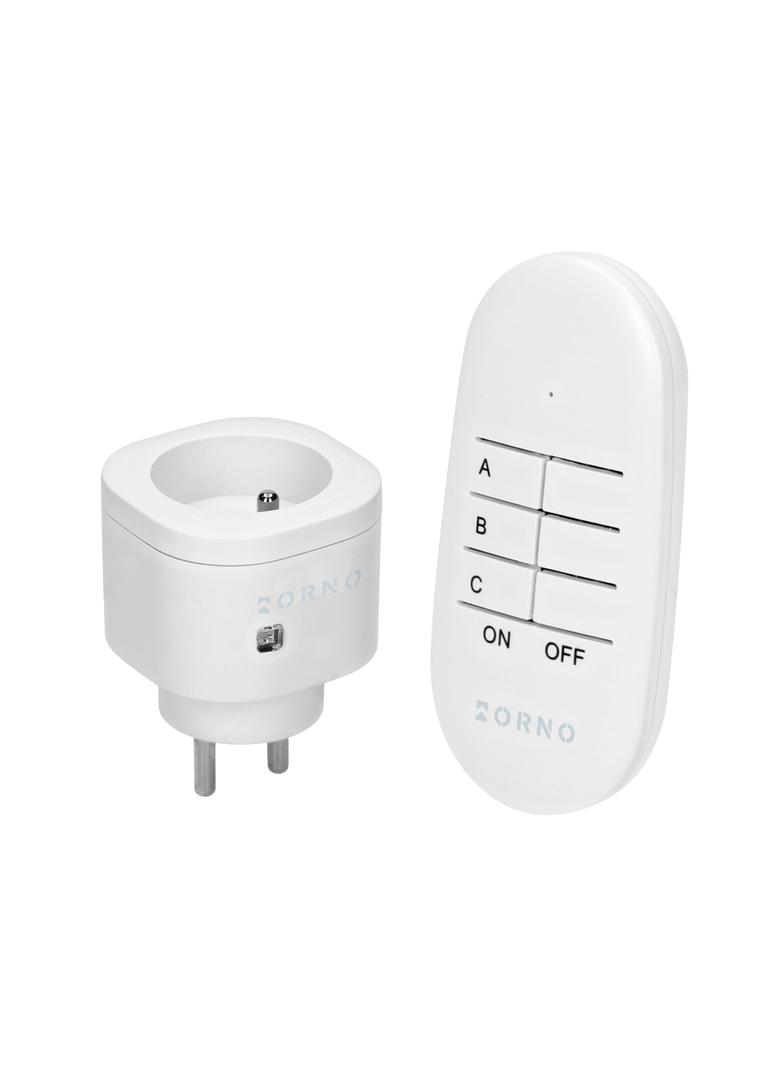 Bezprzewodowe gniazdo mini sterowane pilotem 1+1