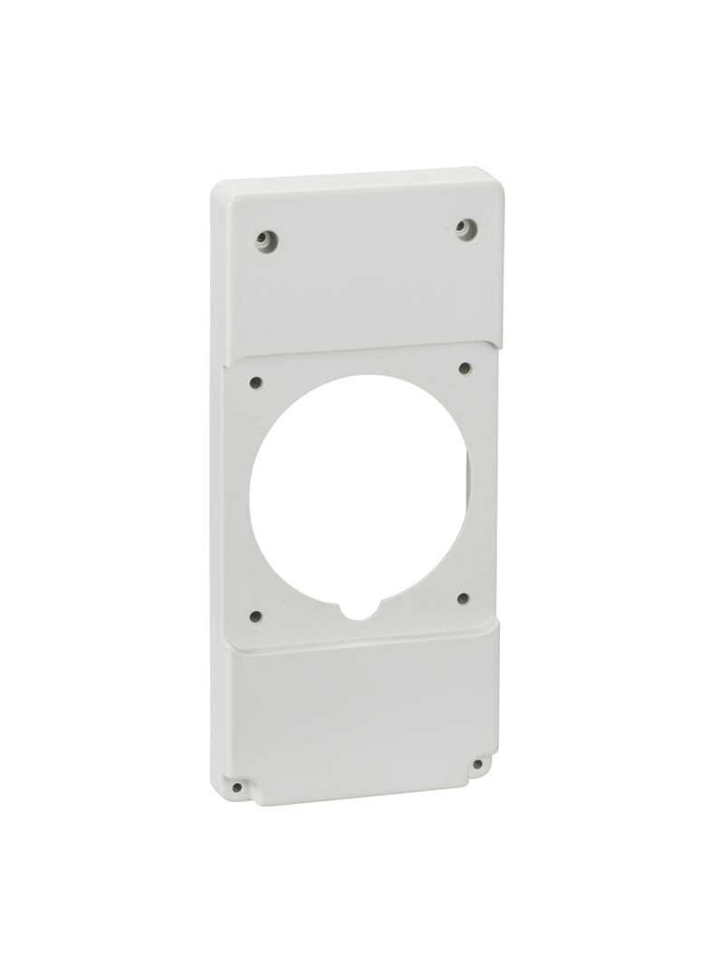Płyta Kaedra do otworów 103x225mm dla gniazd zasilających 63 A 100x107mm 13144 SCHNEIDER