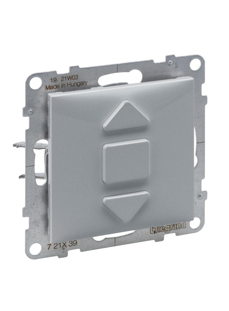 Suno Łącznik Rolet - 6 Ax - 250V - 3 Pozycyjny: Góra Dół Stop - Bezpośrednie Sterowanie Roletami Aluminium 721339 LEGRAND