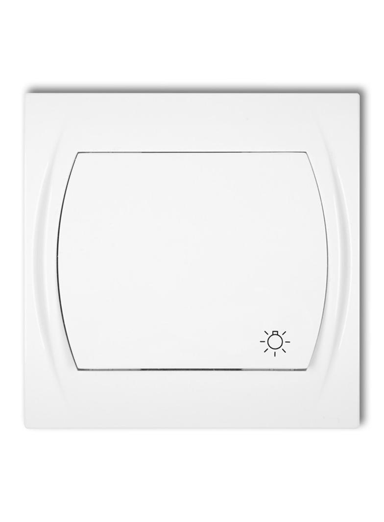 LOGO Przycisk zwierny /światło/ biały LWP-5 KARLIK