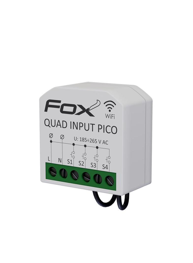 FOX Miniaturowy 4-kanałowy nadajnik WiFi do montażu PDT Quad Input Pico WI-S4-PICO F&F