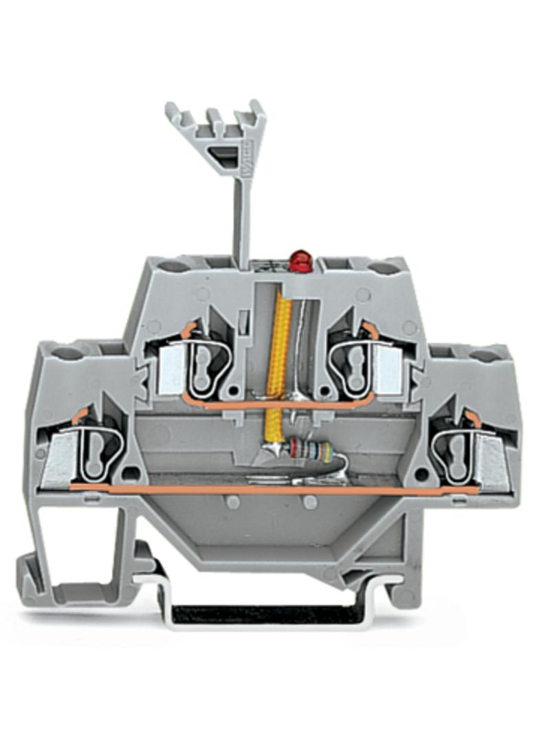 dwupiętrowa złączka diodowa 2,5 mm2