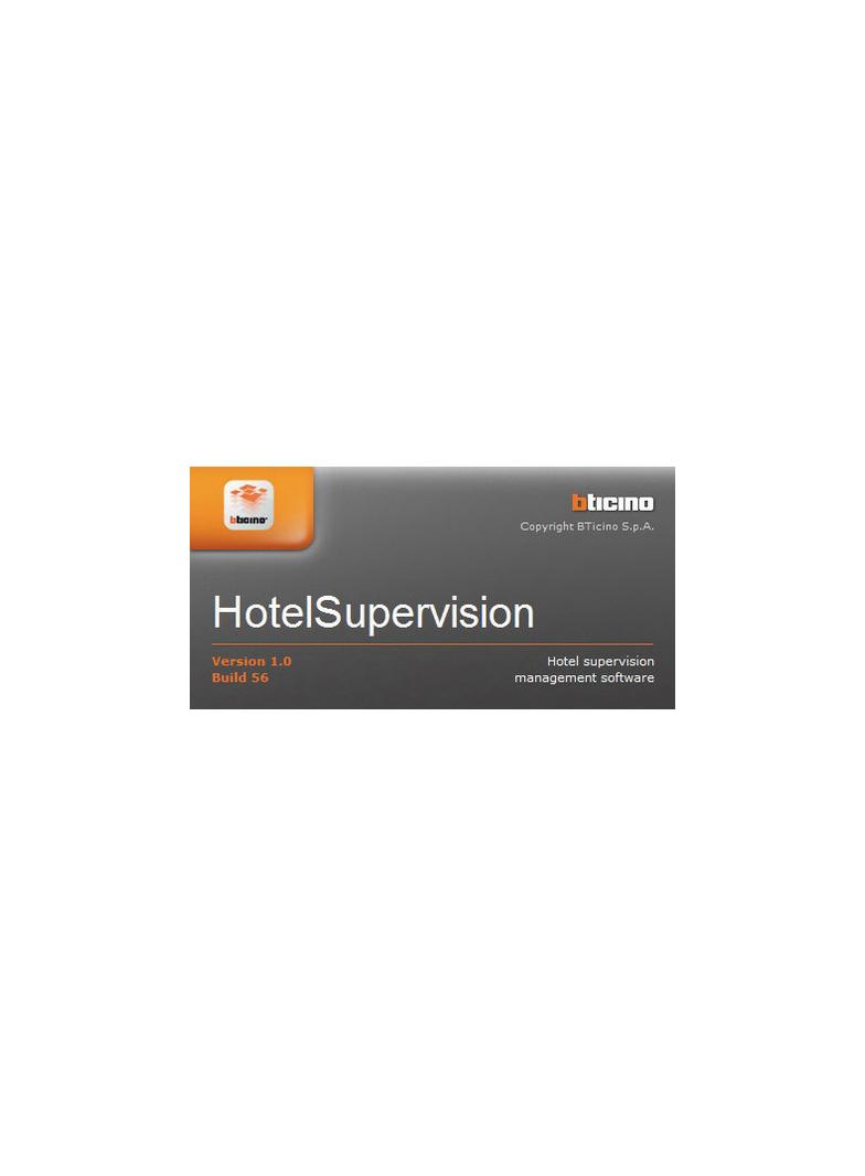 MH:HOTEL SOFTWARE DO 100 POK., Bticino/Legrand
