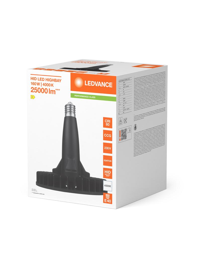 Lampa HID LED HB 160W/840 230V UN E40 4X1 LEDV