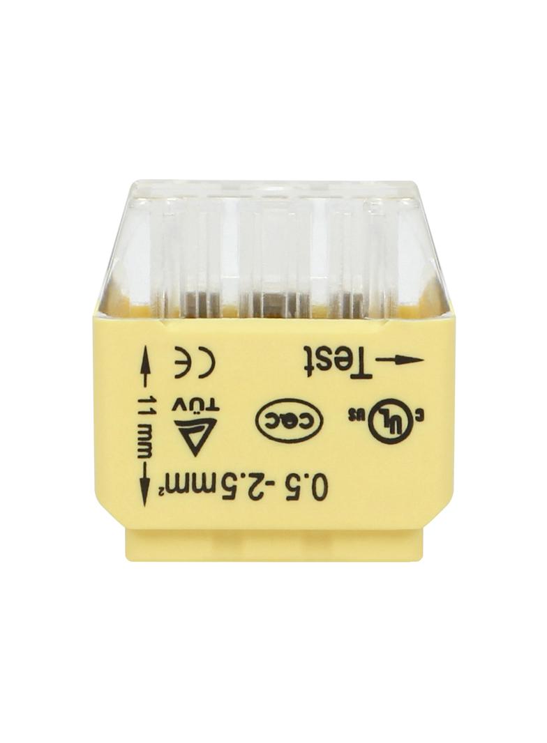 Złączka instalacyjna wciskana 6-przewodowa; Dwurzędowa; Na drut 0,75-2,5mm2; IEC 300V/24A; 10 szt. O