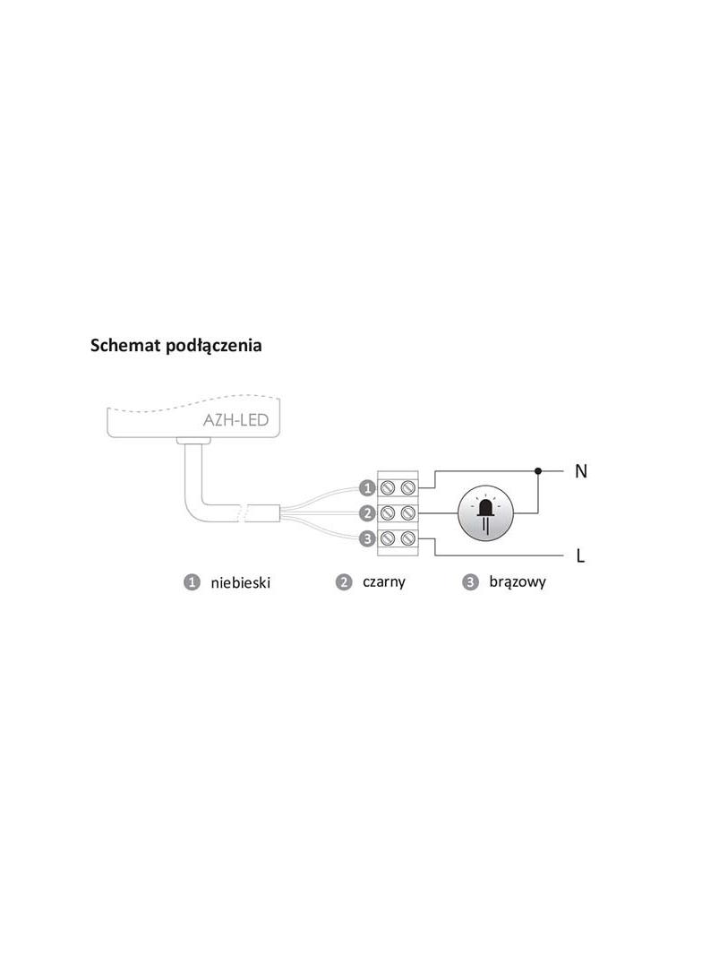 Automat zmierzchowy z wewnętrznym czujnikiem światłoczułym do załączania oświetlenia LED