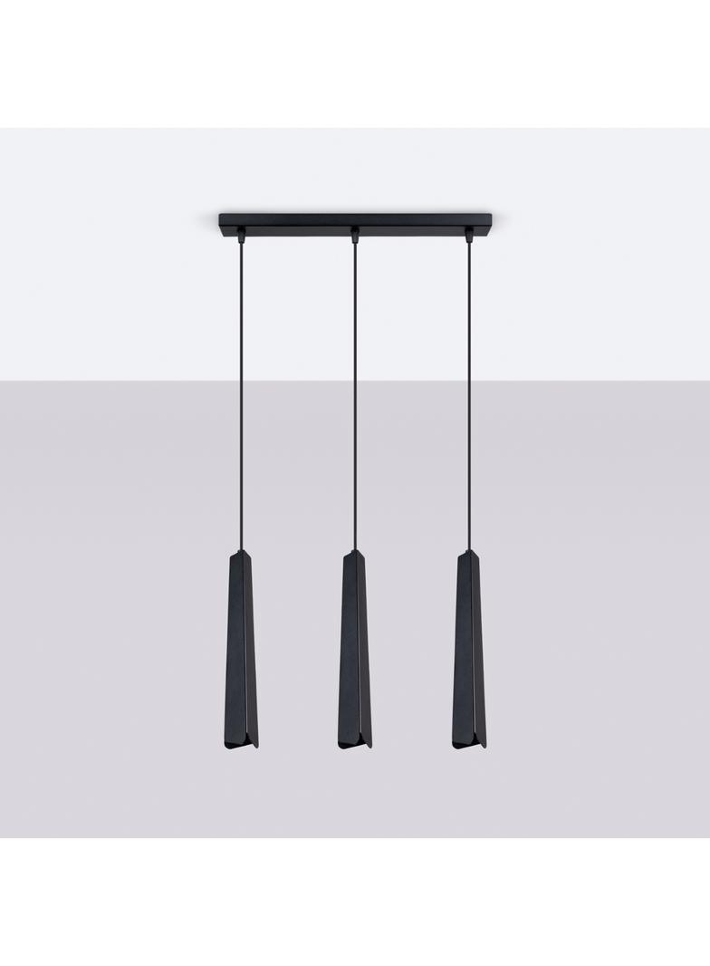 Lampa wisząca PRYSM 3L czarna
