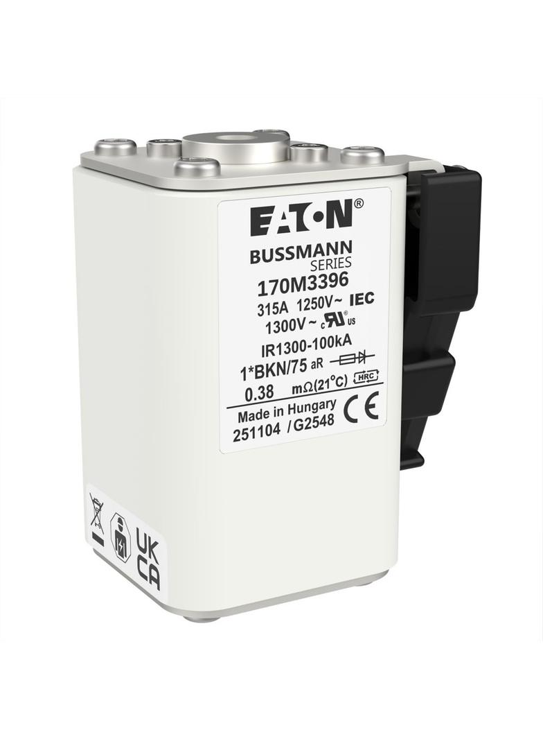 FUSE 315A 1250V 1*BKN/75 AR CU Wkładka szybka 315A AC 1250V rozmiar 1 45x59x75 mm aR 170M3396 EATON
