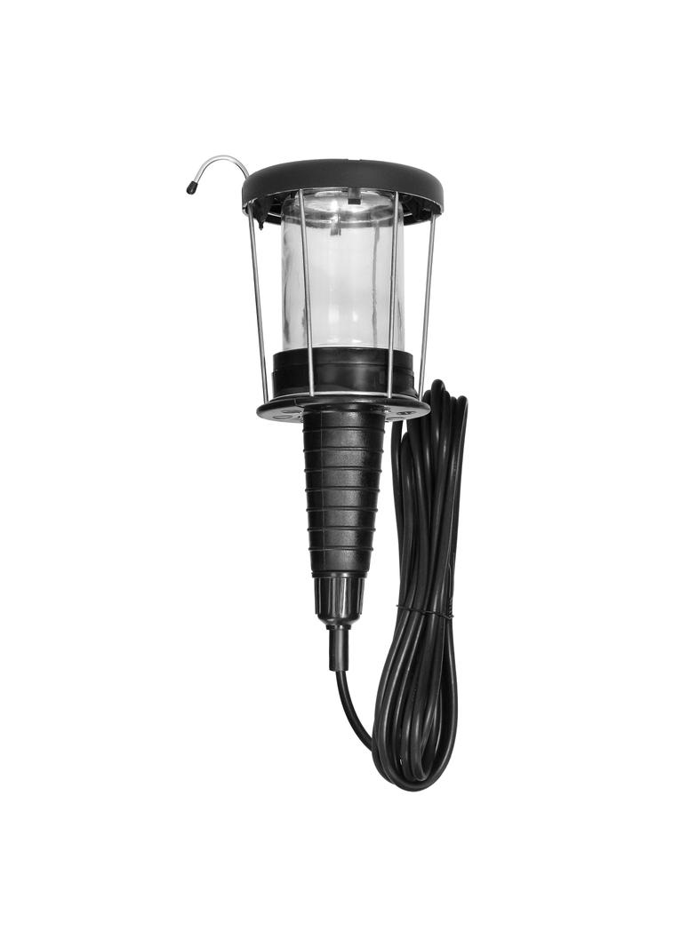 Lampa warsztatowa E27, max.60W, IP20,szklany klosz