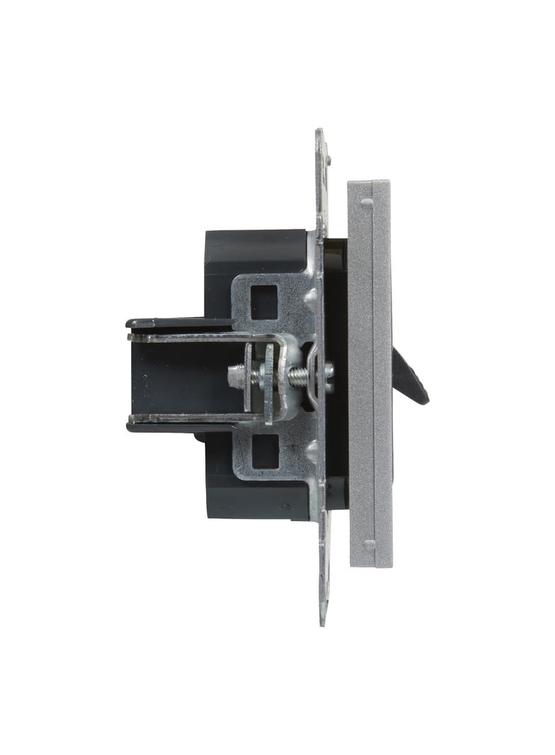 SUNO - Gniazdo głośnikowe pojedyncze, Aluminium, Legrand