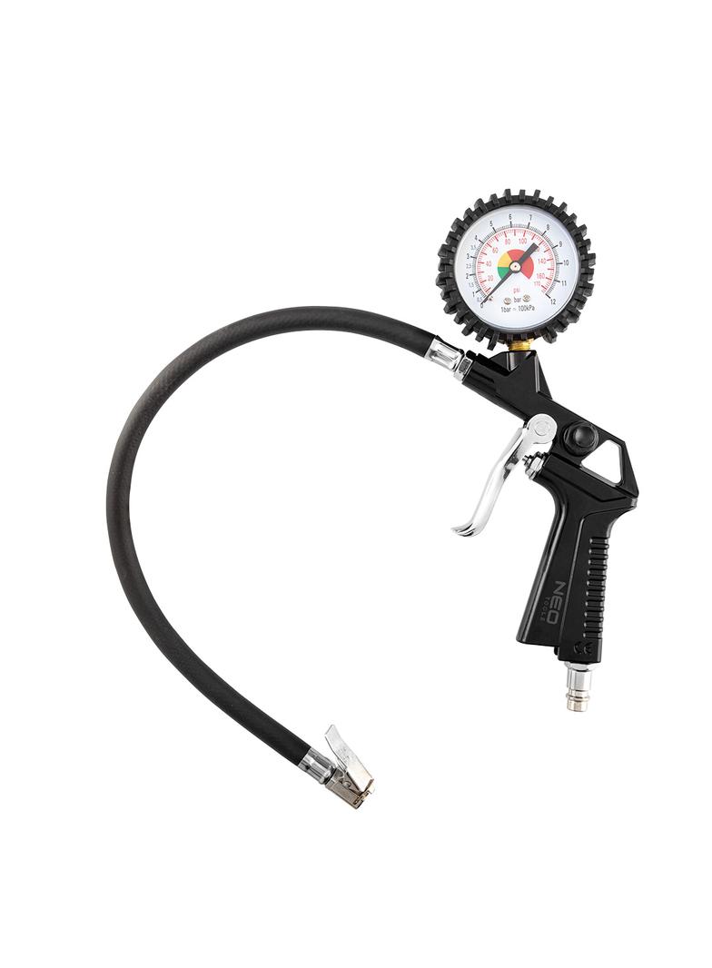 Pistolet do pompowania z manometrem o 63 mm