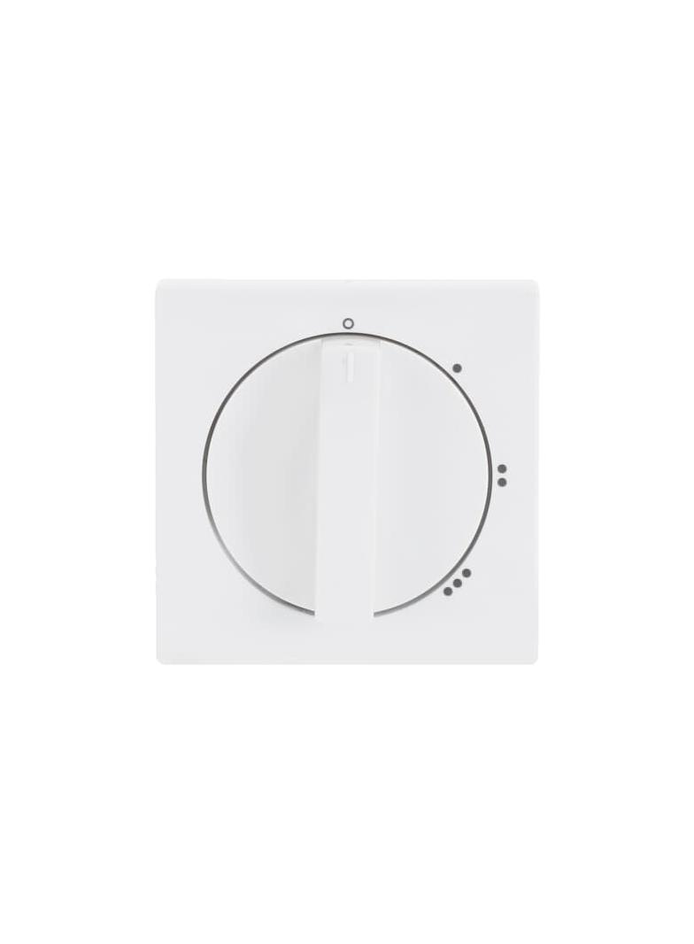 CARAT/FUTURE  Pokrywa z pokrętłem i nadrukiem biały studyjny