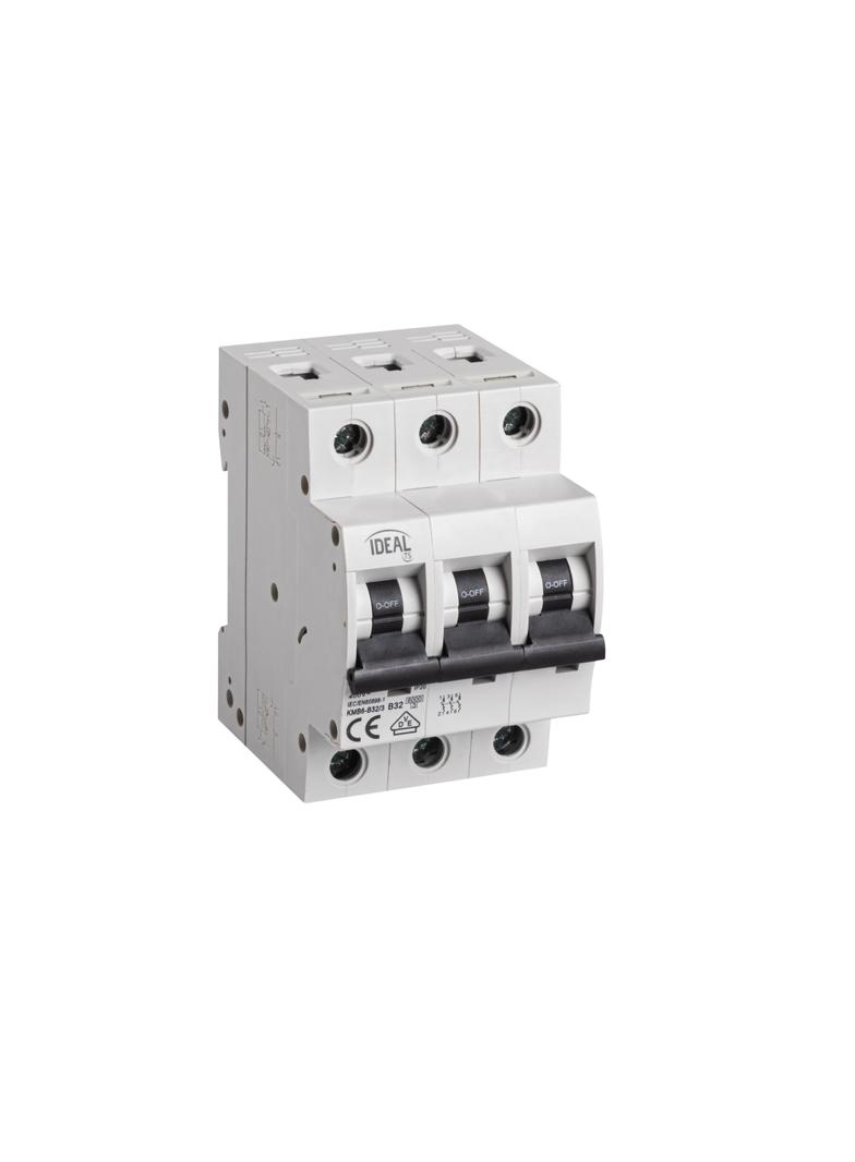 Wyłącznik nadprądowy 6kA 3P B32A KMB6-B32/3 IDEAL 23159 KANLUX