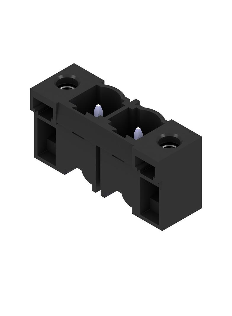 SL 7.62HP/02/180F 3.2 SN BK BX Wtyki PCB (złącza płyty), 7.62 mm, Liczba biegunów: 2, kąt odejścia: 180° /72szt./ 1140870000 WEIDMÜLLER