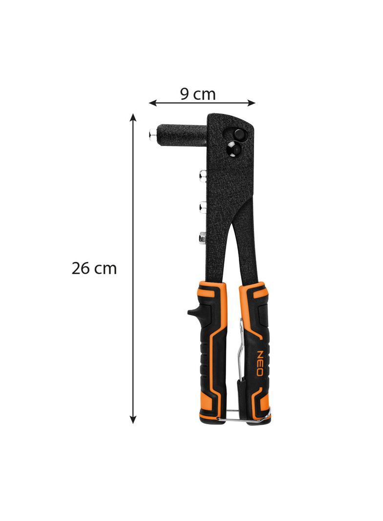 Nitownica do nitów stalowych i aluminiowych 2.4/3.2/4.0/4.8 mm