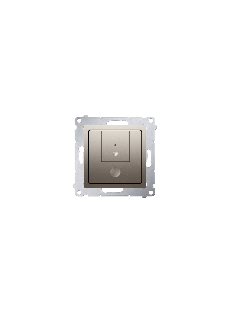 Simon 54 Ściemniacz dwuprzyciskowy 40–500 W (300 VA) złoty mat D75310.01/44 KONTAKT