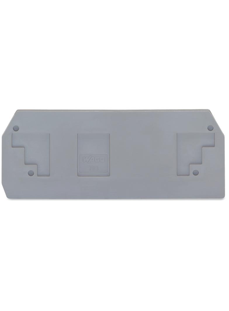 ścianka końcowa szara