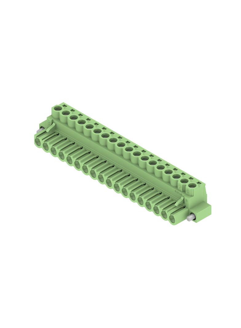 BLZP 5.08HC/18/180F SN GN BX Wtyk PCB (złącze wiązki), 5.08 mm, Liczba biegunów: 18, Przyłącze z jarzmem /18szt./ 1477300000 WEIDMÜLLER