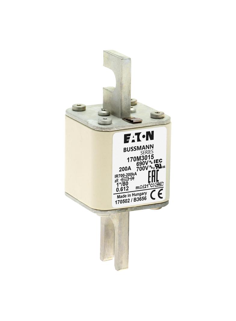 200A 690V 1*/80 aR INDICATOR FUSE Wkładka szybka 200A AC 690V compact DIN 1 45x45x104 mm, 170M3015 E