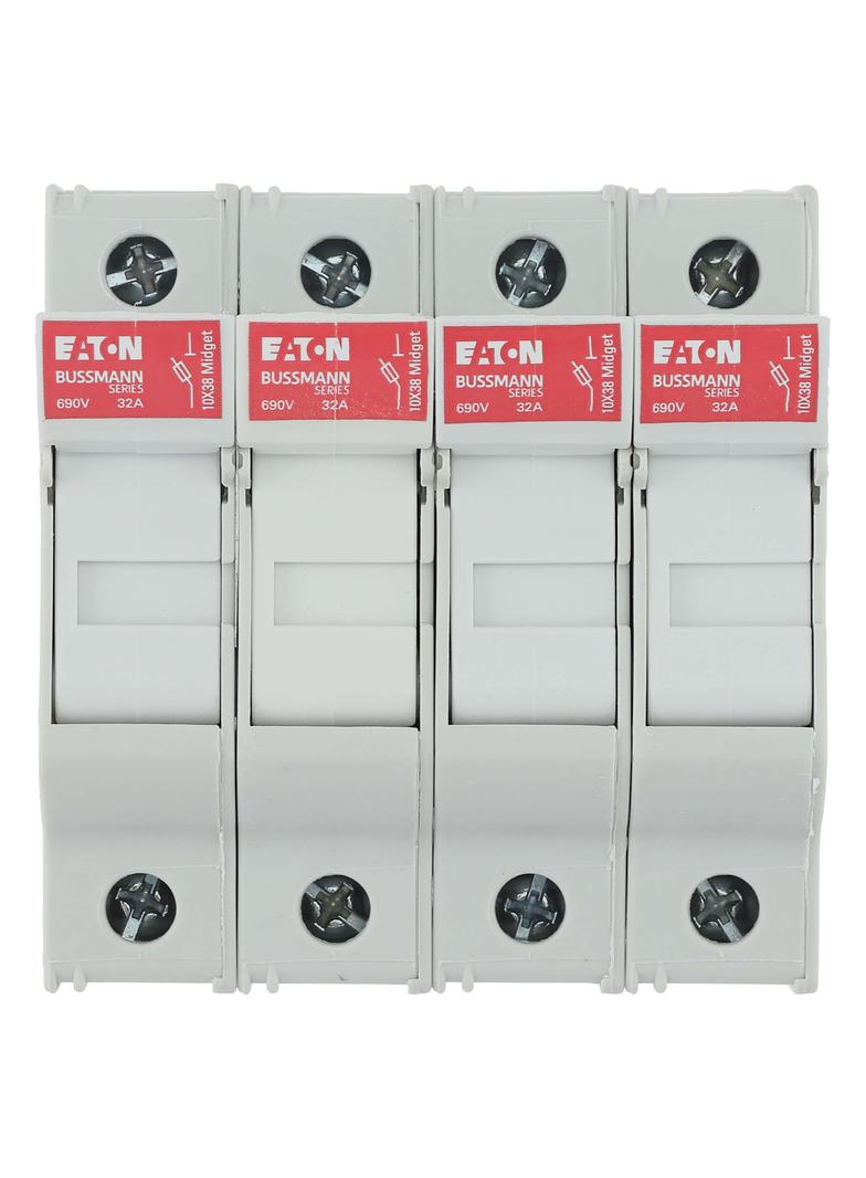 4P 10X38MFH30A 600V Midget withindicator Podstawa wkładki cylindrycznej 10x38 4P 32A 690VAC wskaźnik