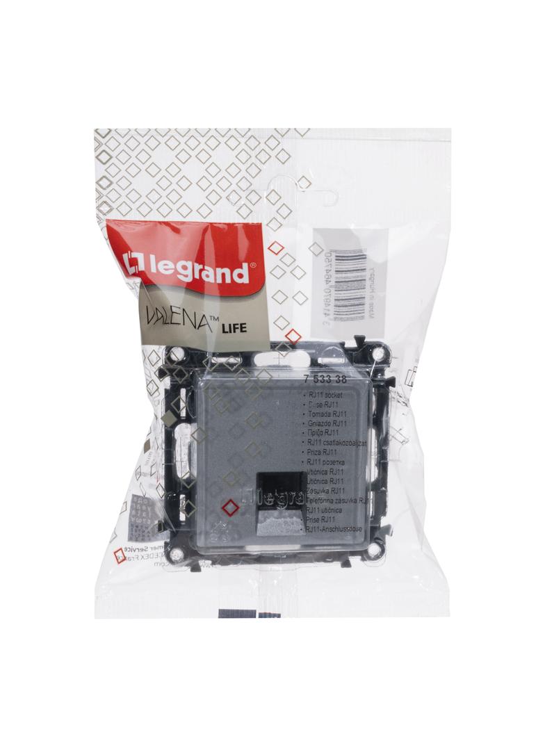 Valena Life Gniazdo 1Xrj 13 Aluminium 753338 LEGRAND