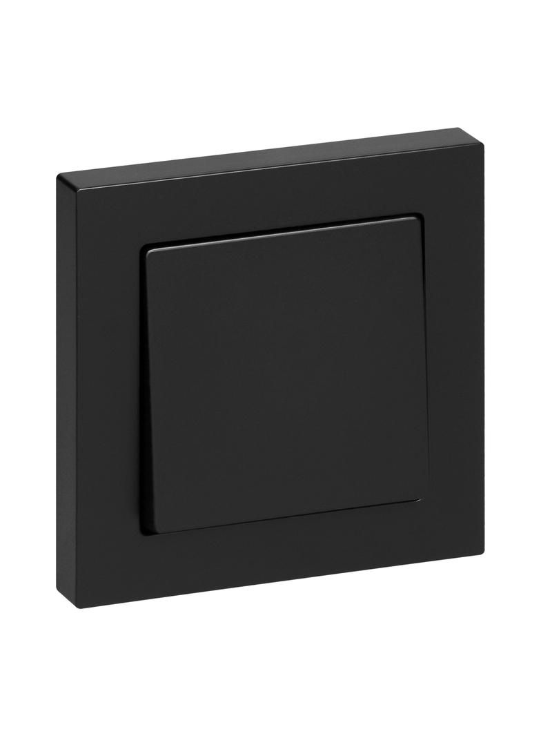 Łącznik podtynkowy schodowy Malta, 10A, 250V, WP-5M, czarny mat FMS-102/B ORNO