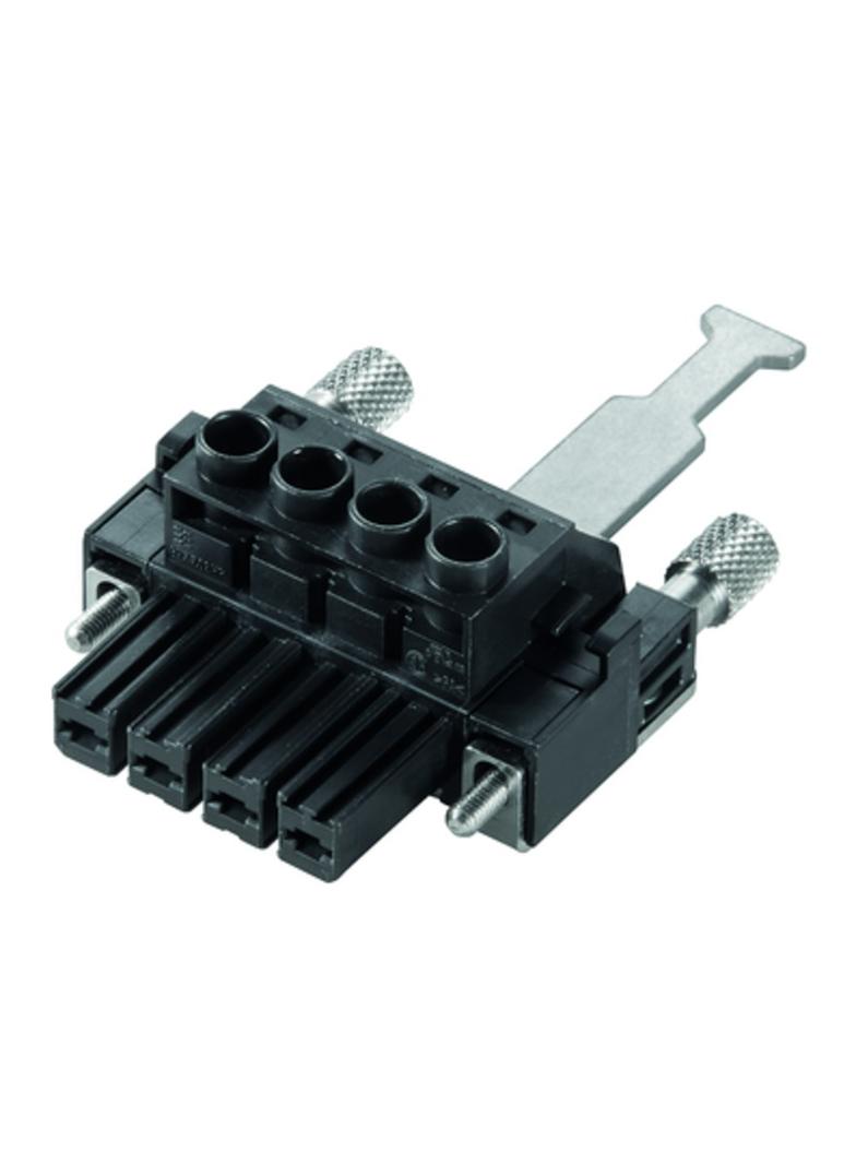 BVZ 7.62HP/04/180RSH180 SN BK BX Złącze kablowe do płytek drukowanych /25szt./ WEIDMULLER
