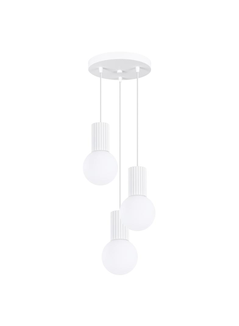 Lampa wisząca HALO 3P biała