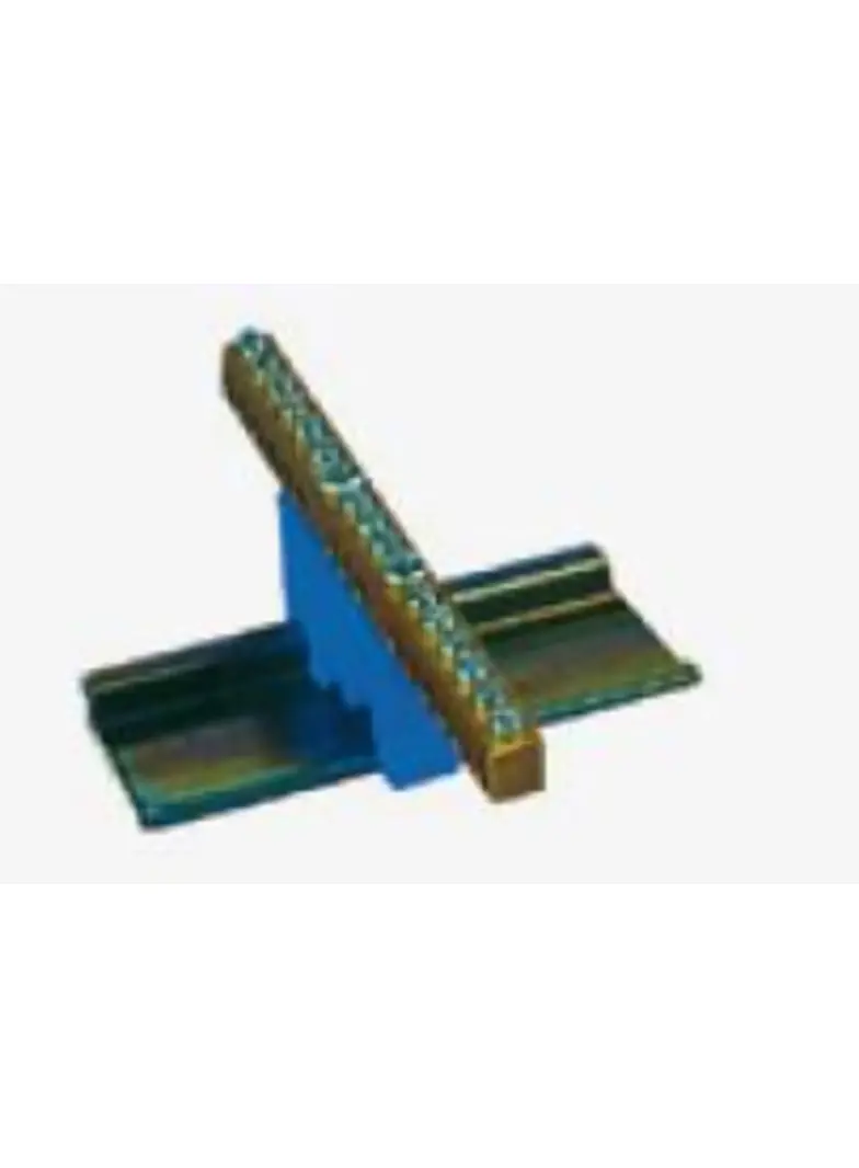 Z-3103 ,  Zacisk ochronny, otwory: 15x4 mm2, niebieski