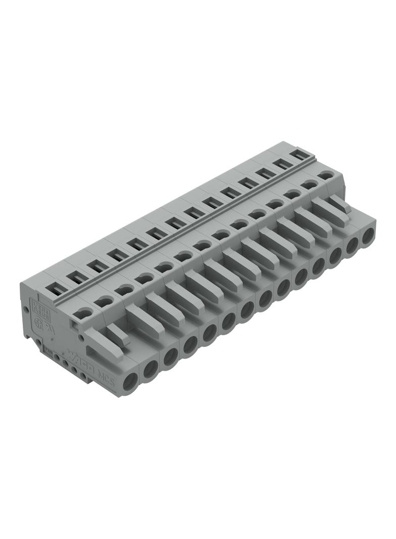 Gniazdo MCS‑MIDI Classic 14‑biegunowe szare raster 5mm 231‑114/102‑000 /25szt./ WAGO