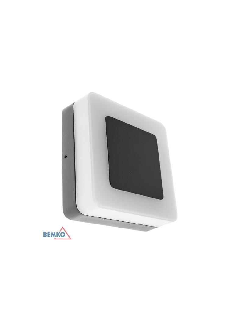 OPRAWA ELEWACYJNA VALIT 8W 4000K 680LM IP54 151X50X151MM KWADRATOWA GRAFIT