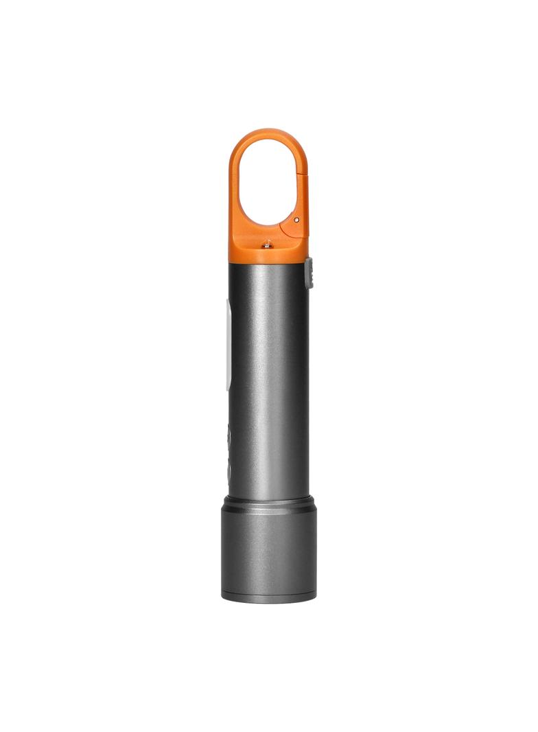 Latarka LED SMD 10W + COB 2W, 350lm, 1200 mAh, funkcja zoom, kolorowe nakładki