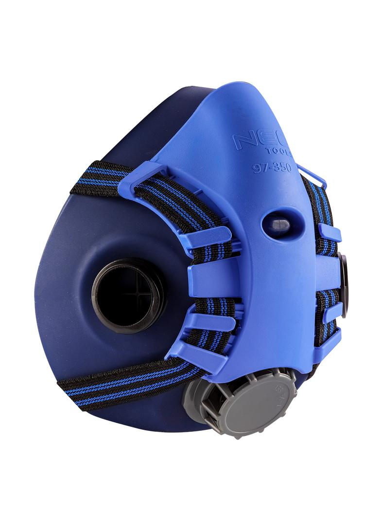 Półmaska silikonowa z miejscem na dwa pochłaniacze (bez pochłaniaczy)