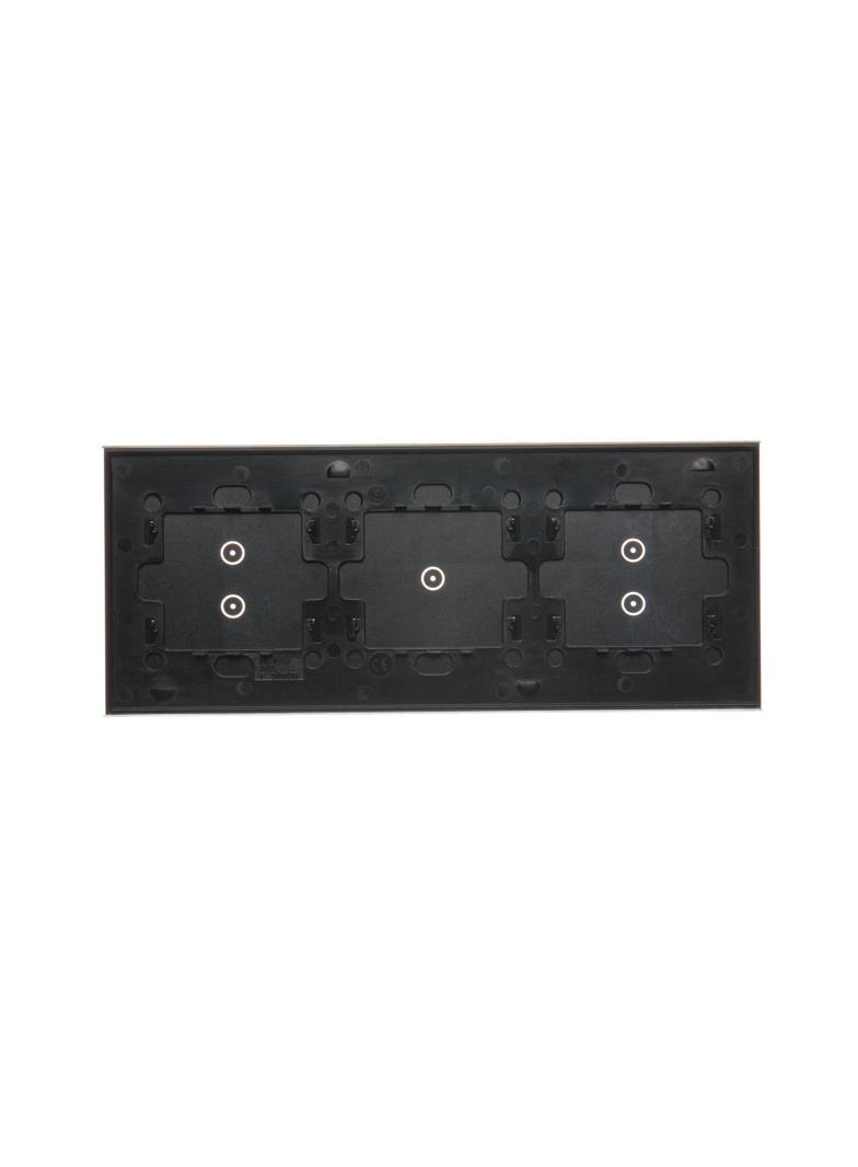 Simon 54 Touch Panel dotykowy S54 Touch 3 moduły 2 pola dotykowe pionowe +1 pole dotykowe + 2 pola dotykowe pionowe zastygła lawa DSTR3313/73 KONTAKT