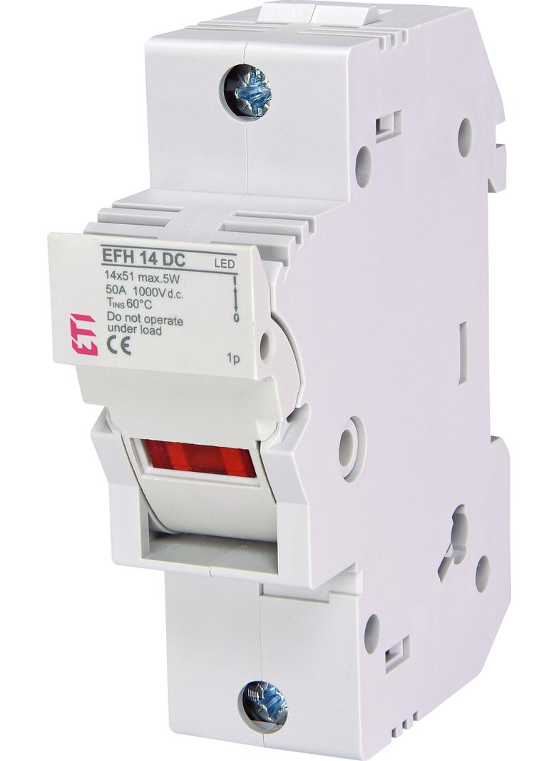 Podstawa bezpiecznikowa DC EFH 14 DC 1P LED 002560211 ETI