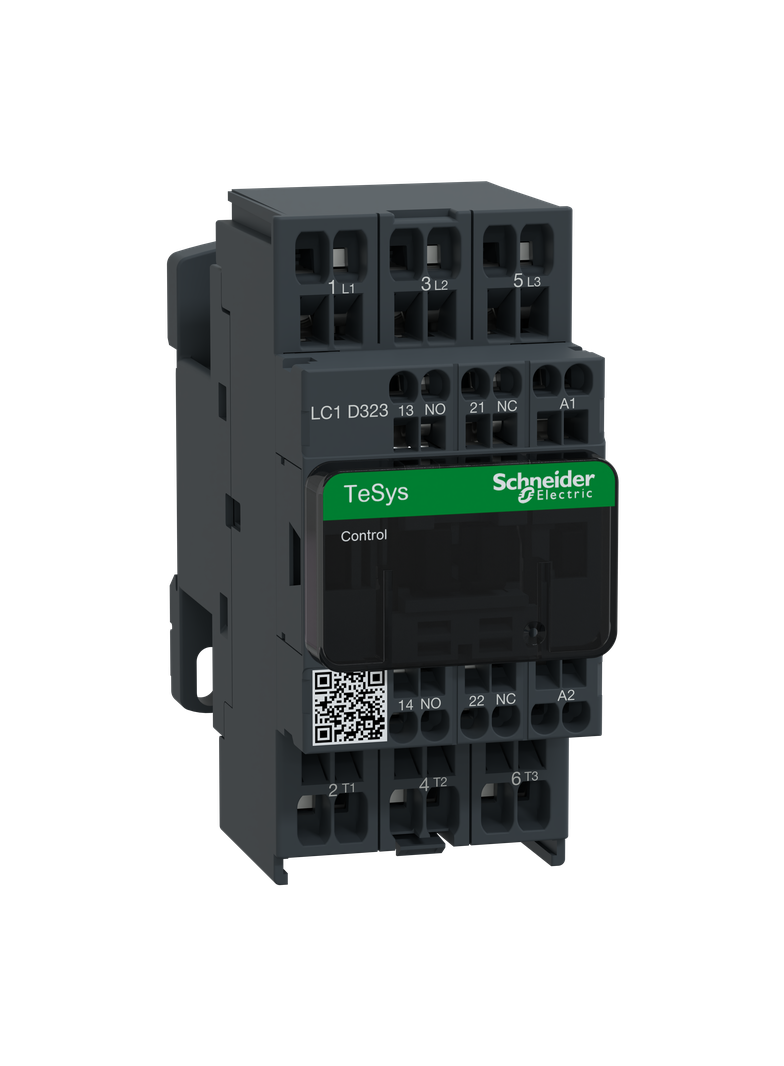 Stycznik mocy TeSys D AC3 32A 3P 1NO 1NC cewka 24VAC zaciski sprężynowe